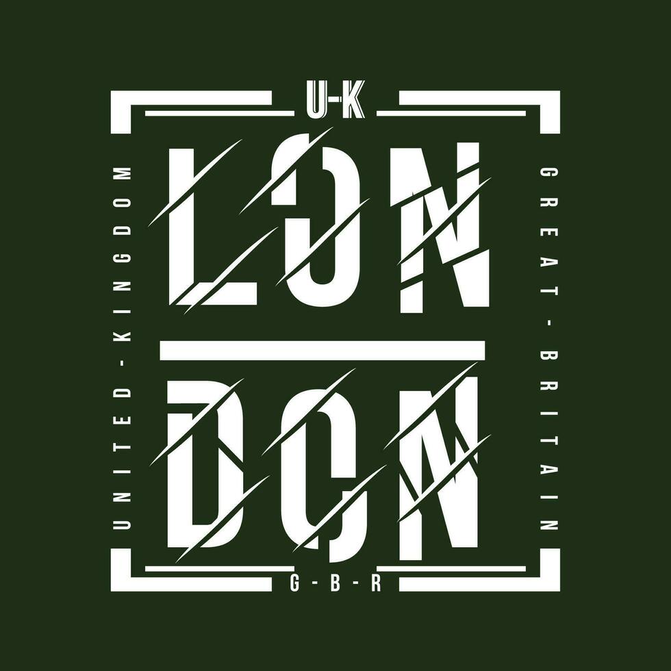 london lettering typography vector, abstract graphic, illustration, for print t shirt vector