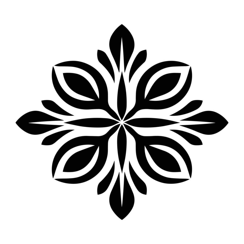 Beautiful Merry Christmas Snowflake vector