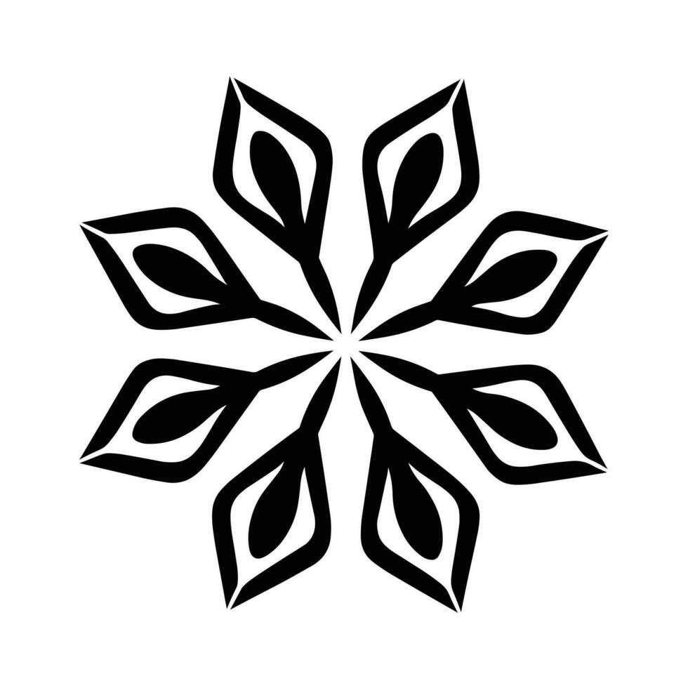 Beautiful Christmas Snowflake vector