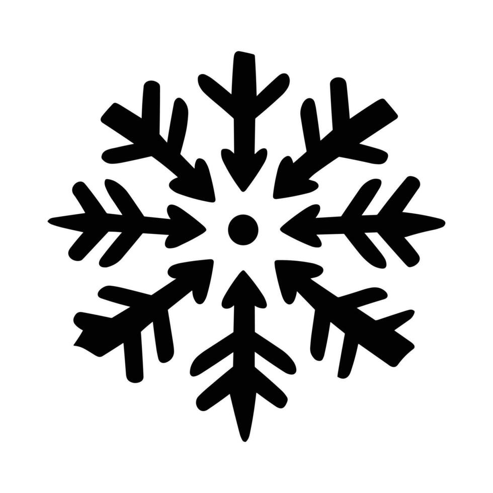 Beautiful Christmas Snowflake vector