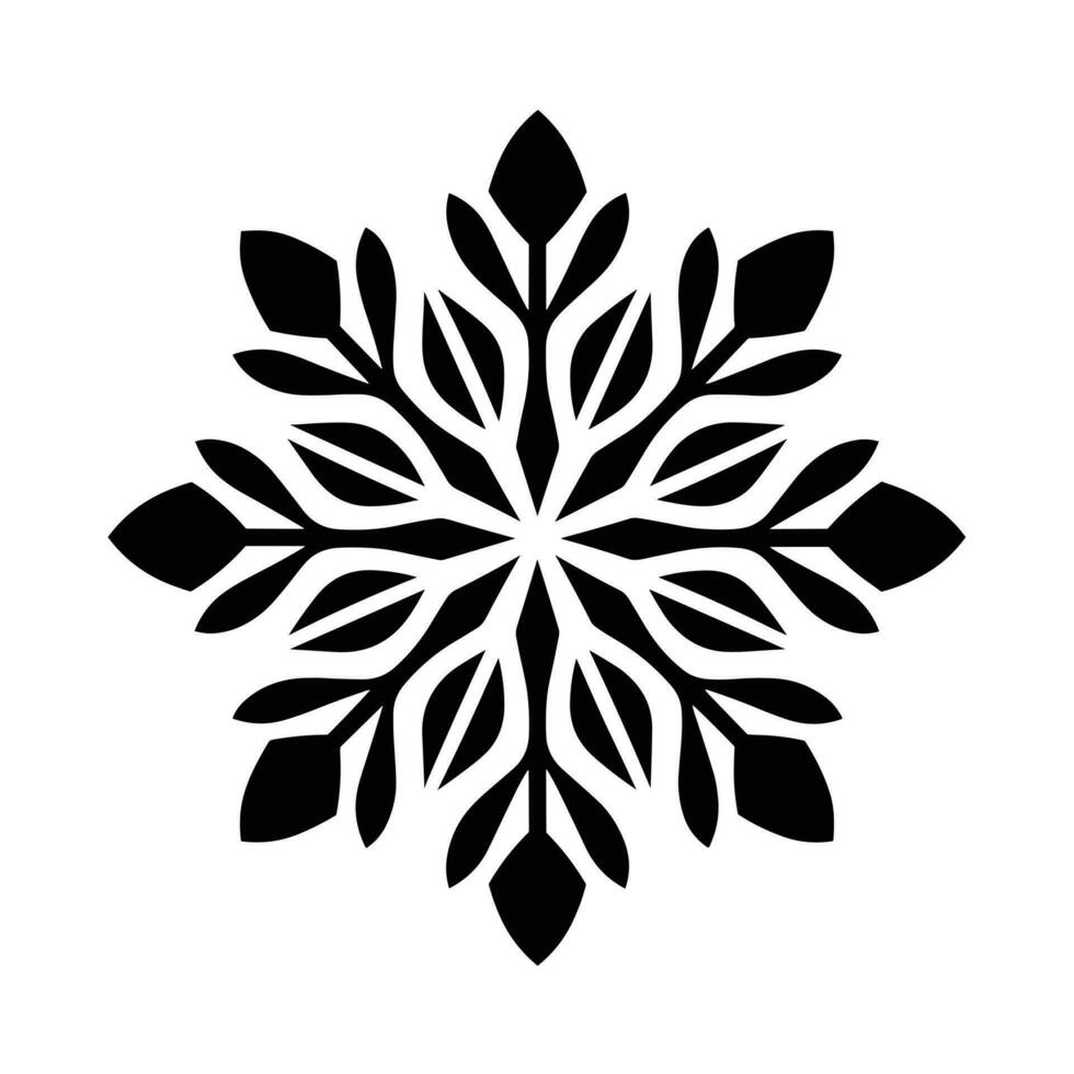 Beautiful Christmas Snowflake vector