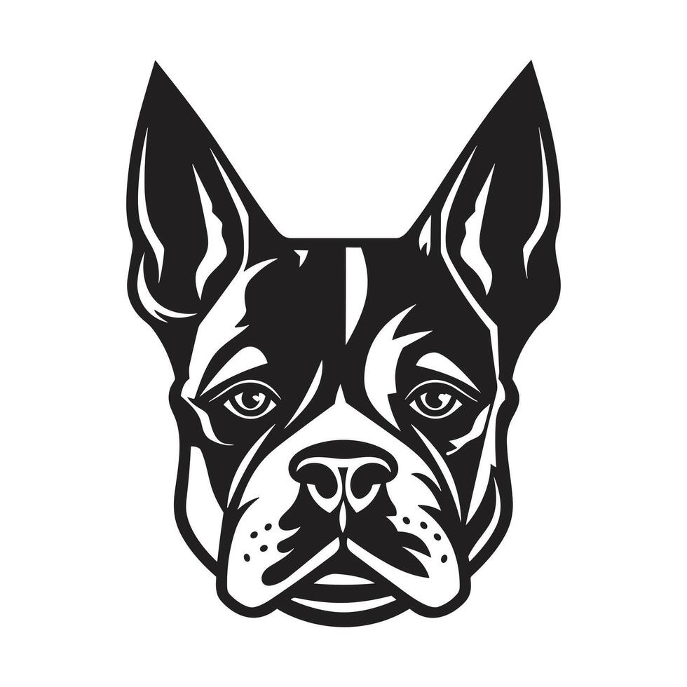 hermosa perro silueta - generativo ai vector