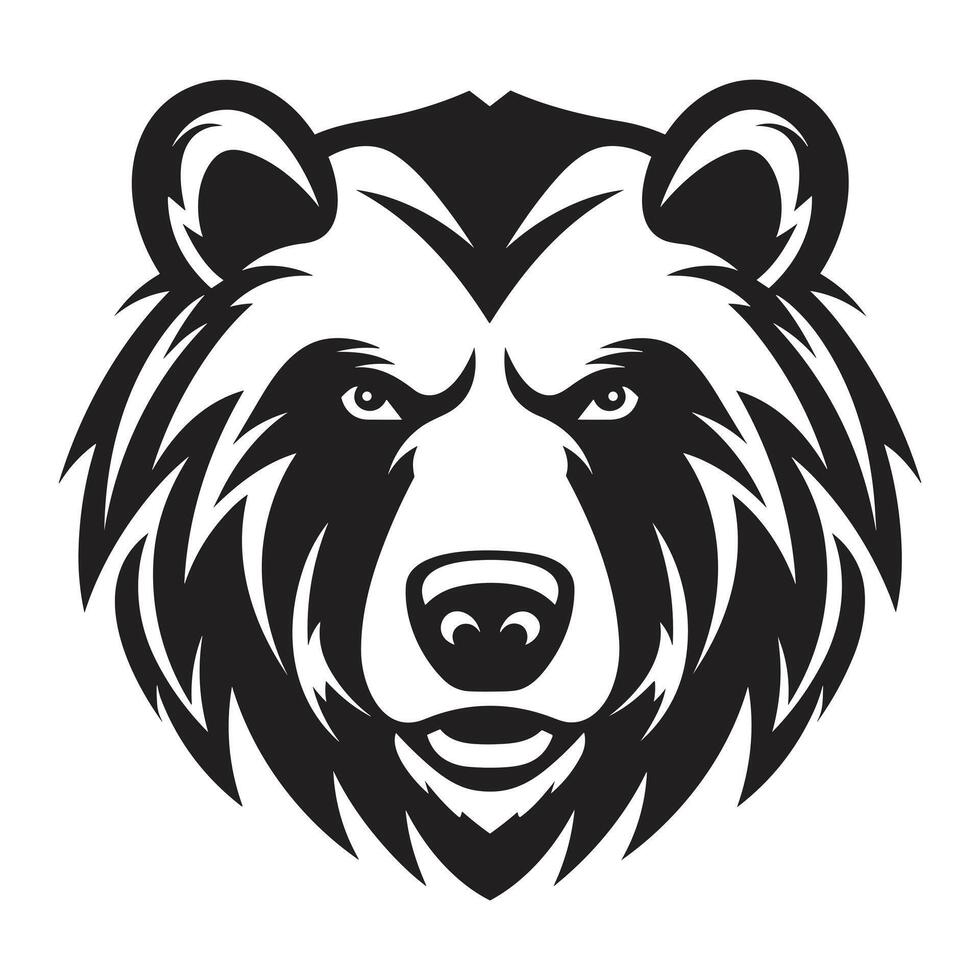 Beautiful Bear Silhouette - vector
