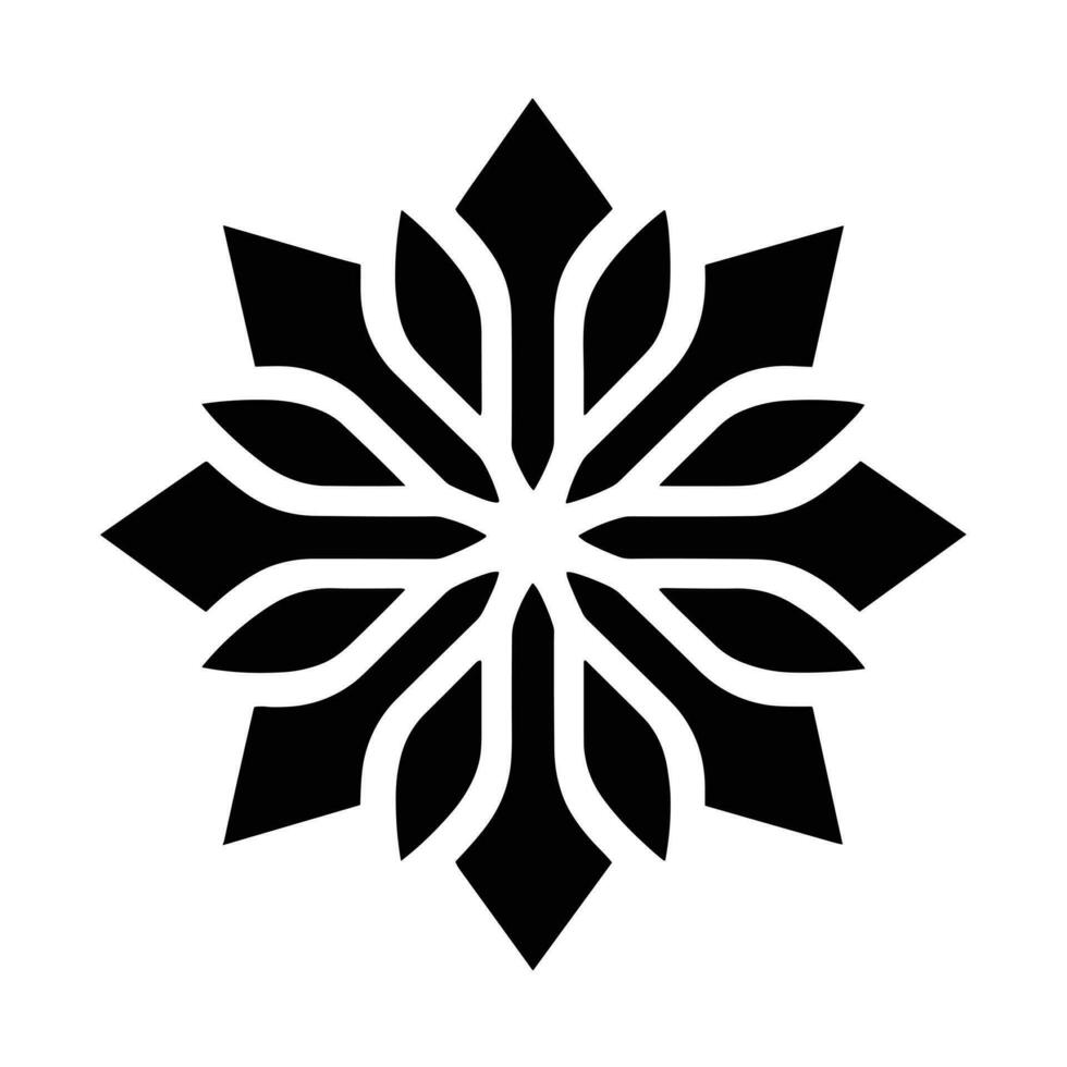 Beautiful Christmas Snowflake vector