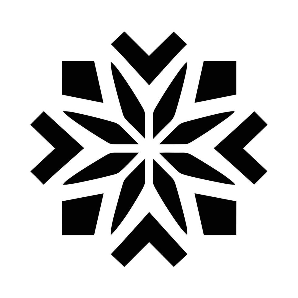 Beautiful Christmas Snowflake vector