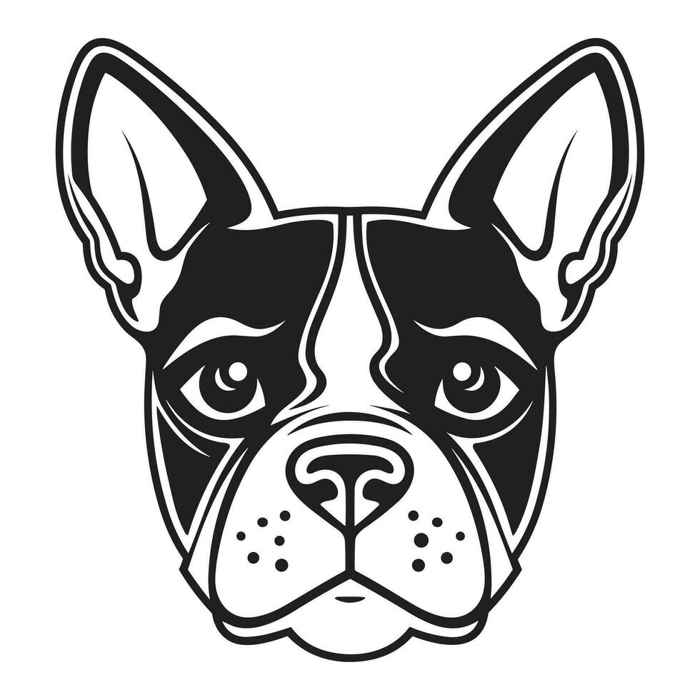 hermosa perro silueta - generativo ai vector