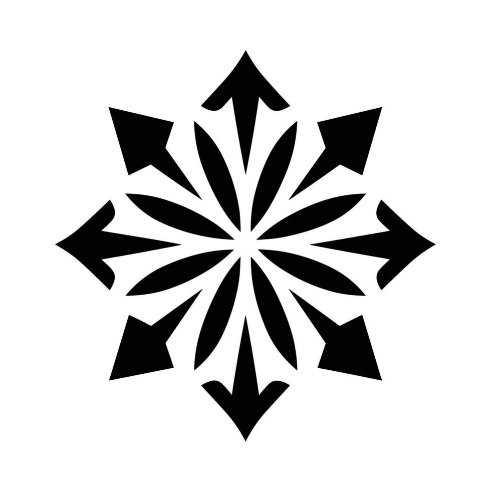 Best Christmas Snowflake vector