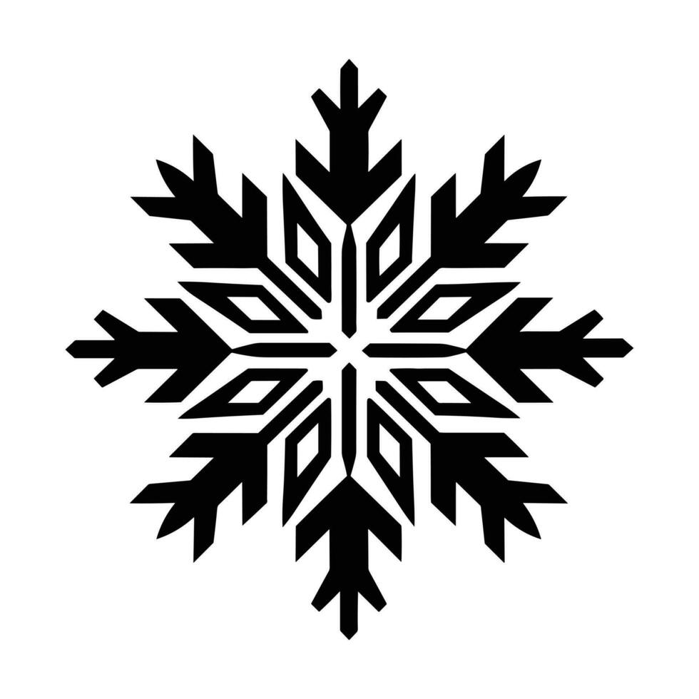 Beautiful Merry Christmas Snowflake vector