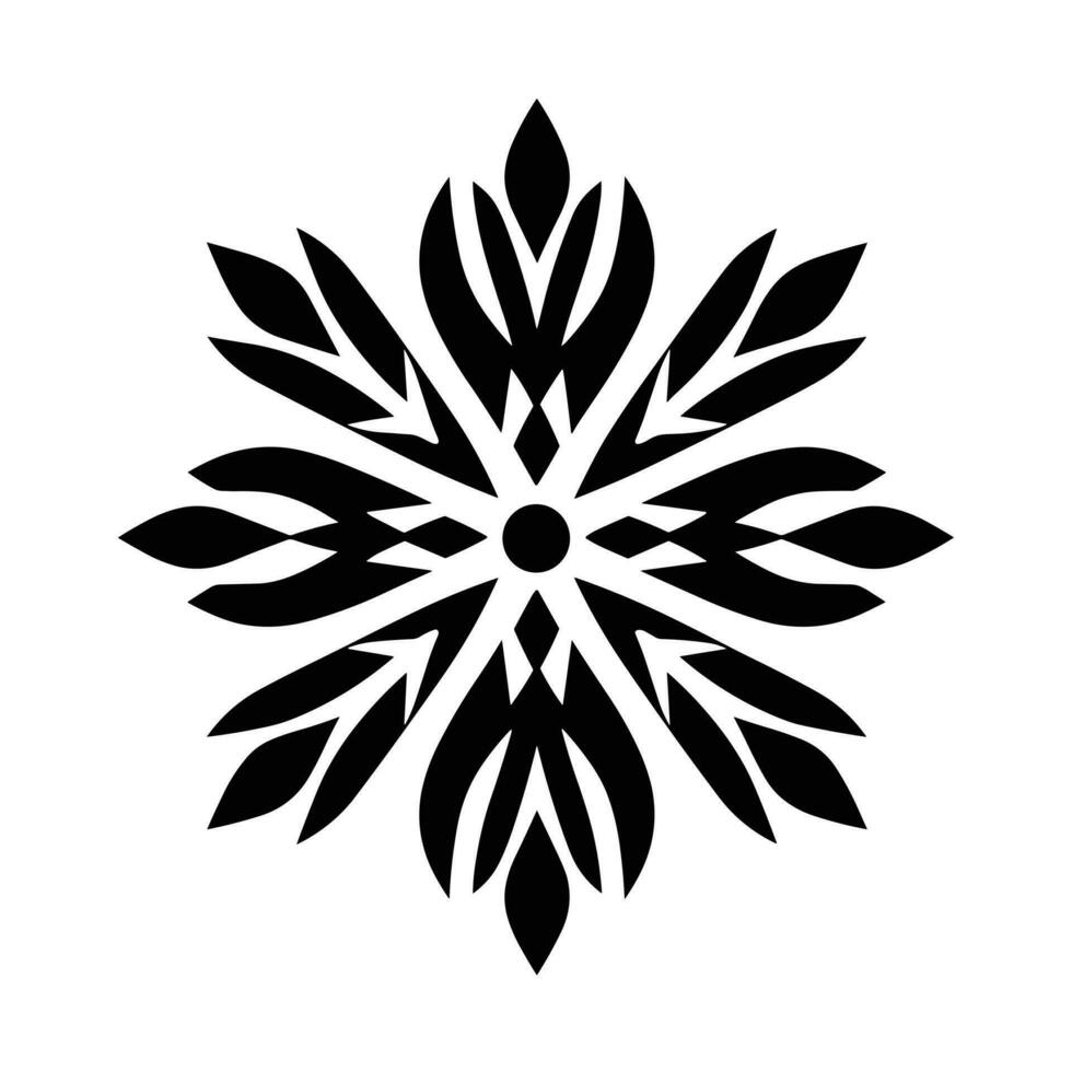 Beautiful Christmas Snowflake vector