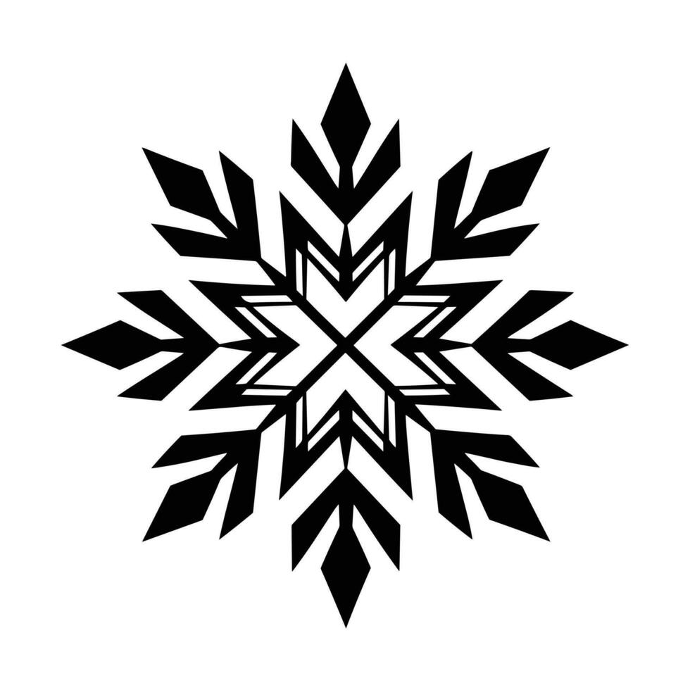 Beautiful Christmas Snowflake vector