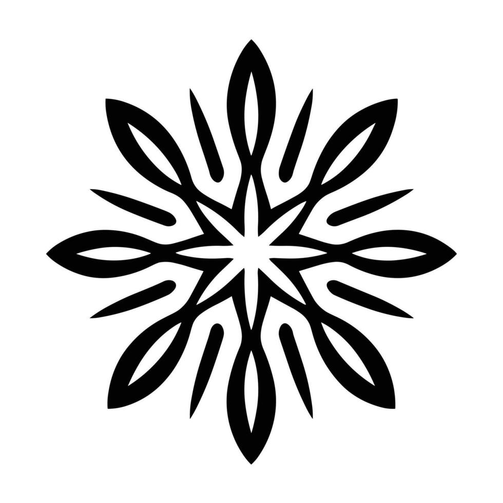 Beautiful Christmas Snowflake vector