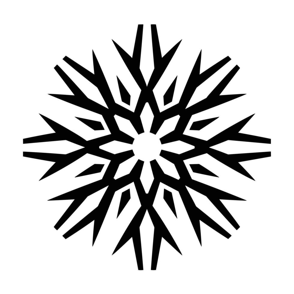 Beautiful Christmas Snowflake vector