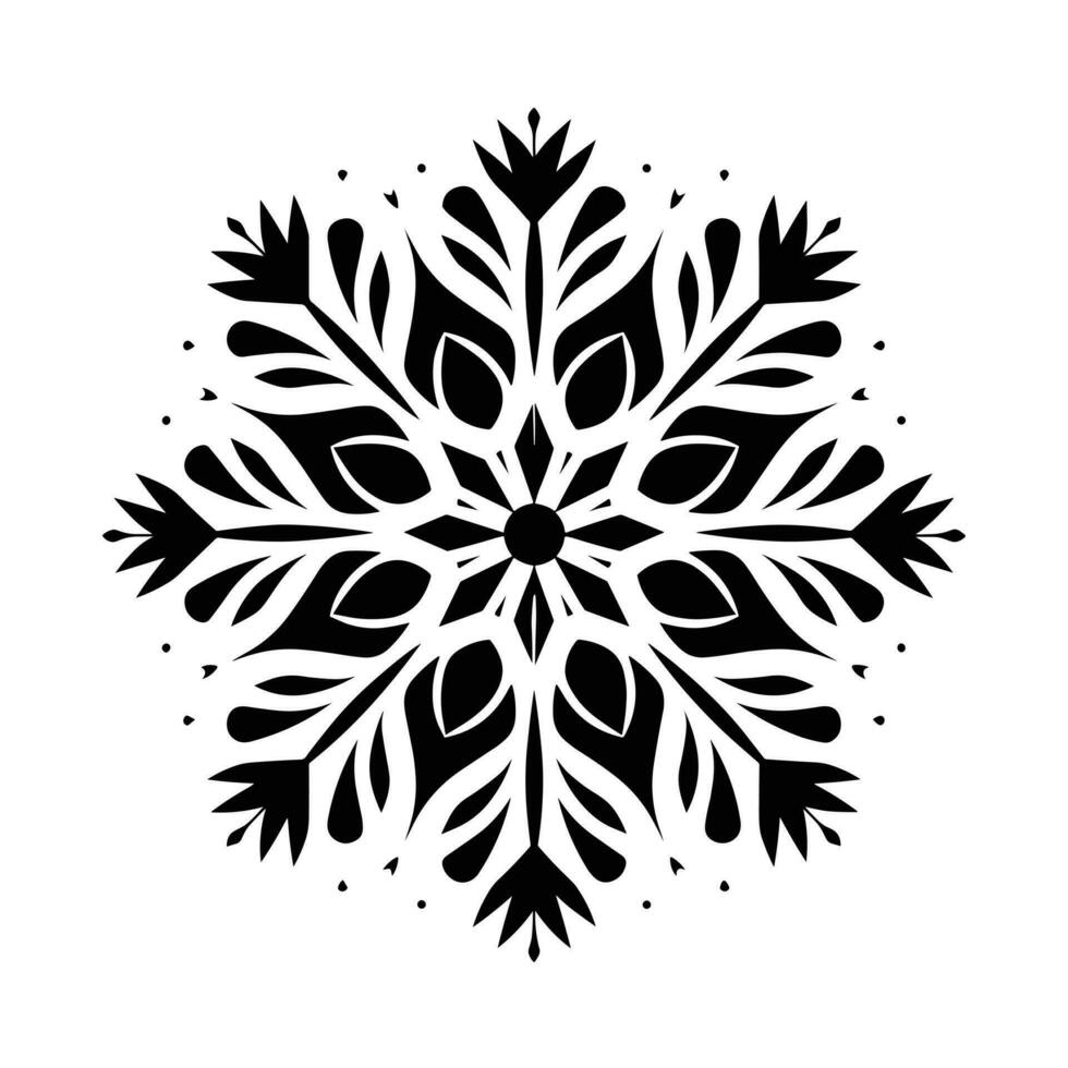 Beautiful Christmas Snowflake vector