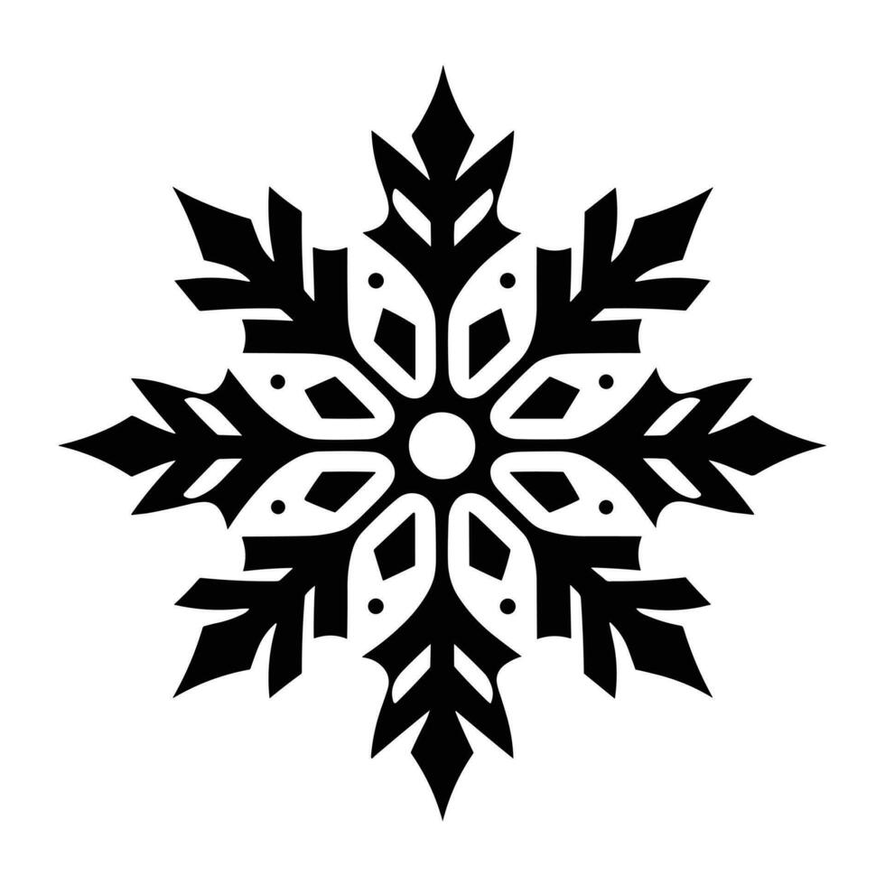 Best Christmas Snowflake vector