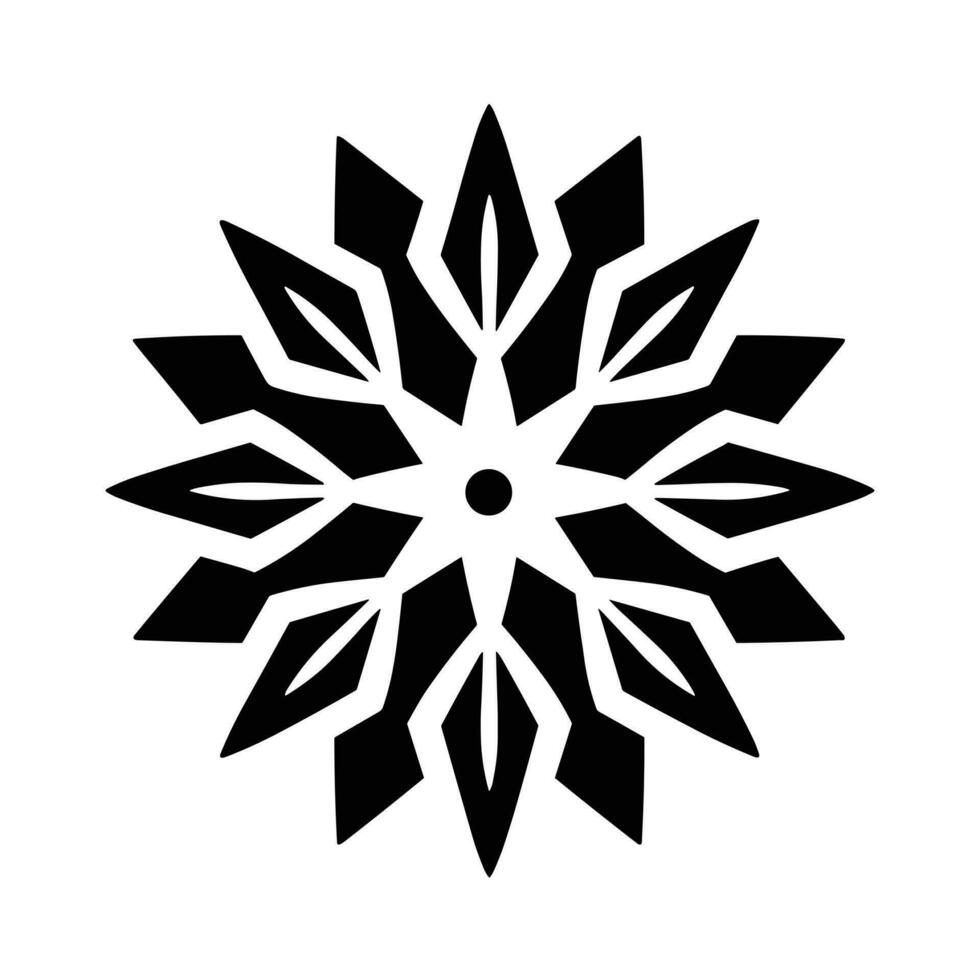 Beautiful Christmas Snowflake vector