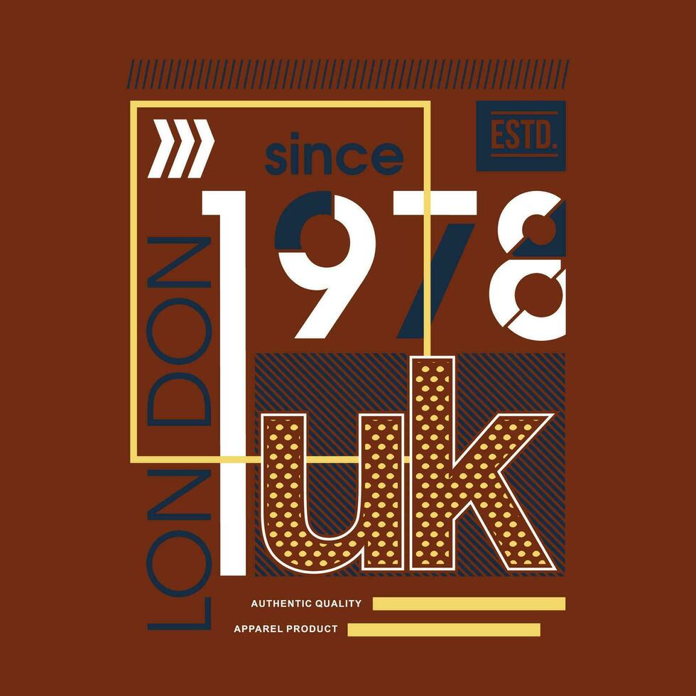 london united kingdom graphic, typography t shirt, vector design illustration, good for casual style