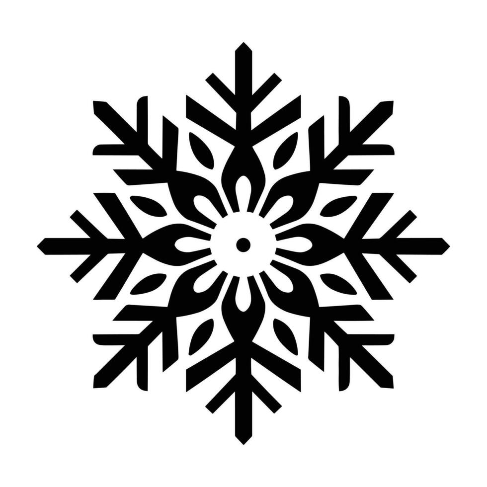 Beautiful Merry Christmas Snowflake vector