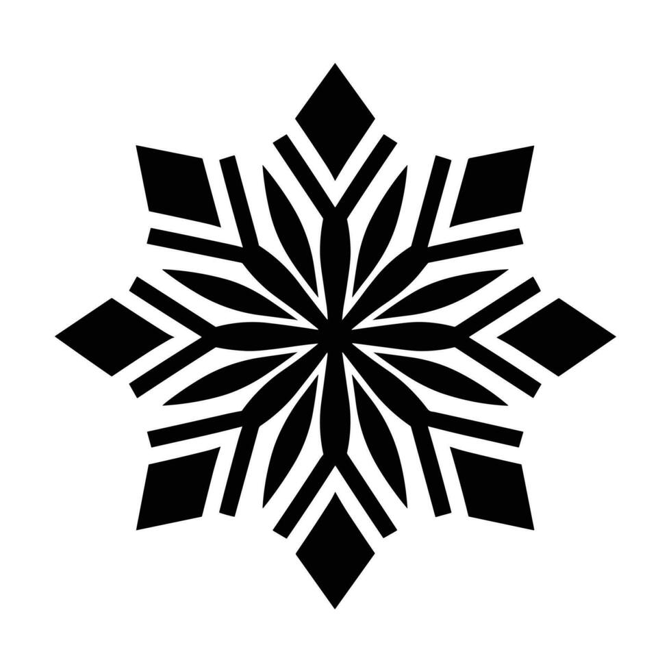 Beautiful Christmas Snowflake vector
