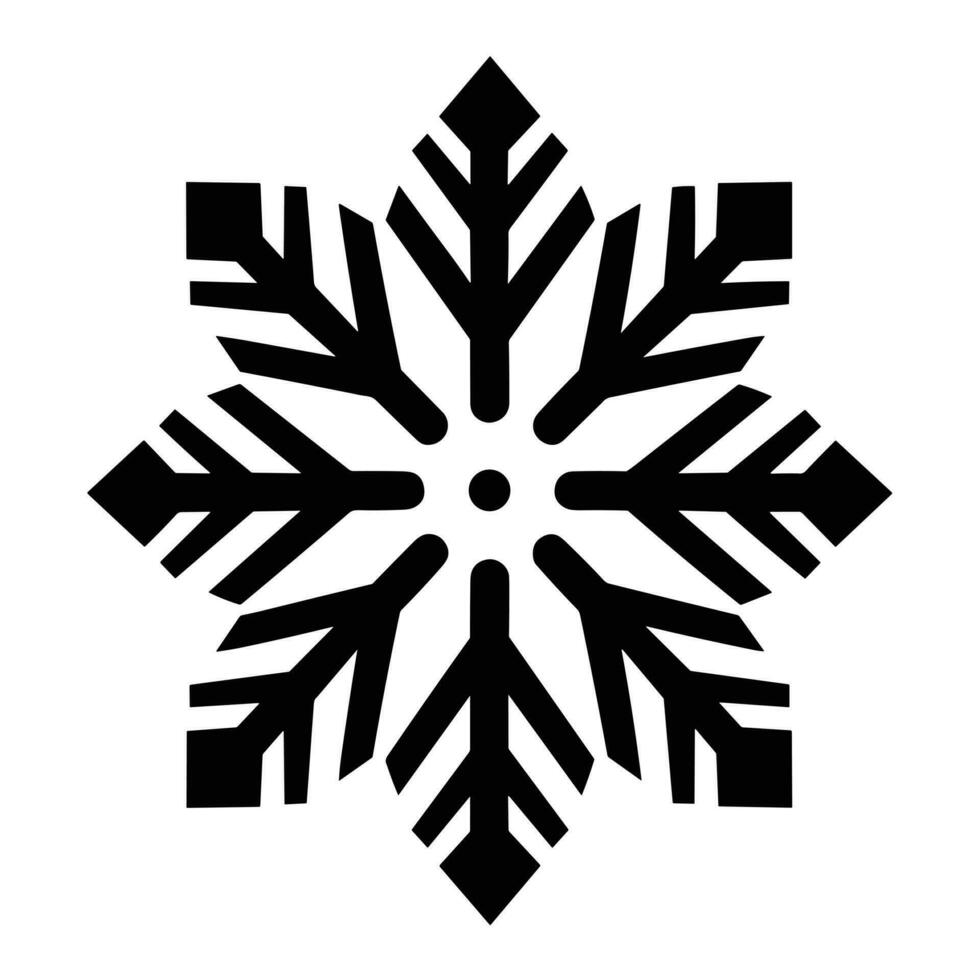 Merry Christmas Snowflake vector