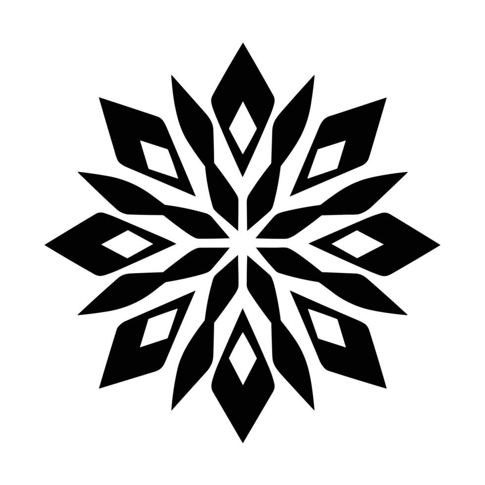 Beautiful Christmas Snowflake vector