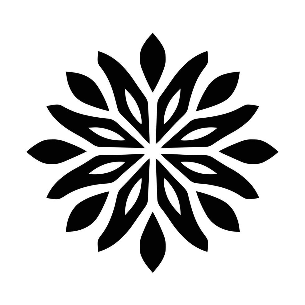 Beautiful Christmas Snowflake vector
