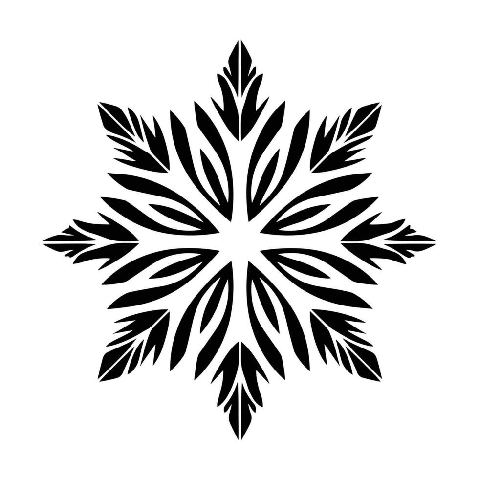 Best Christmas Snowflake vector