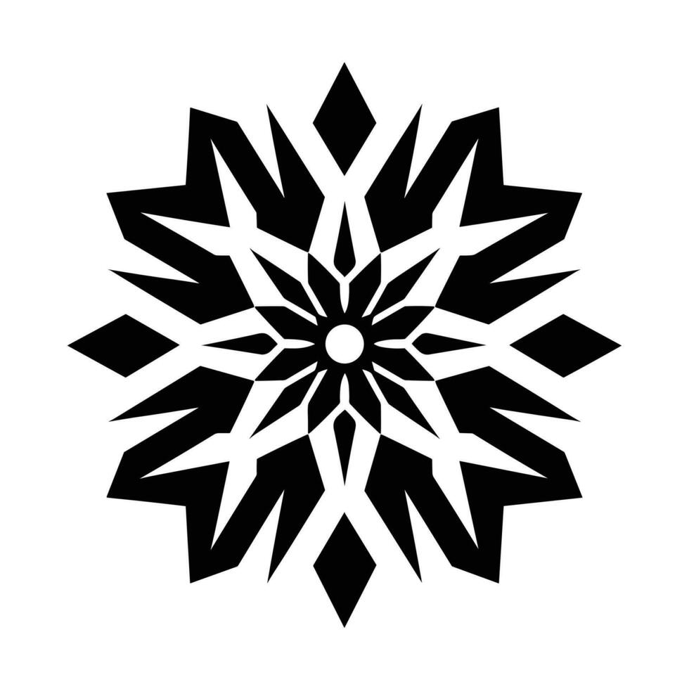 Beautiful Christmas Snowflake vector