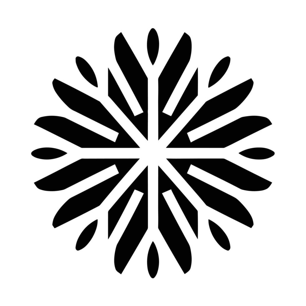 Beautiful Christmas Snowflake vector