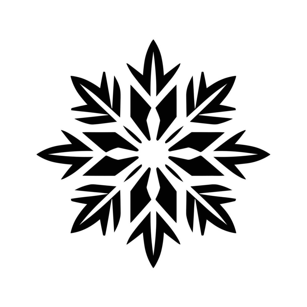 Best Christmas Snowflake vector