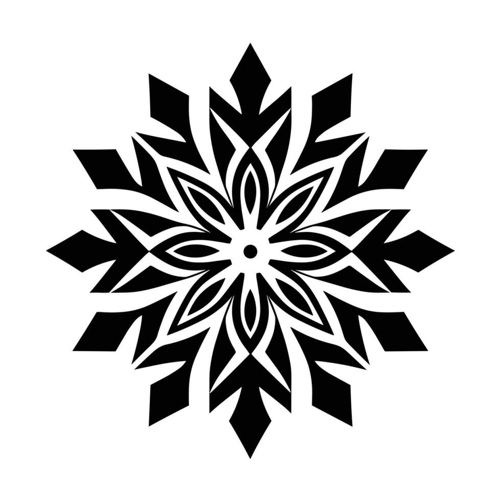 Beautiful Christmas Snowflake vector