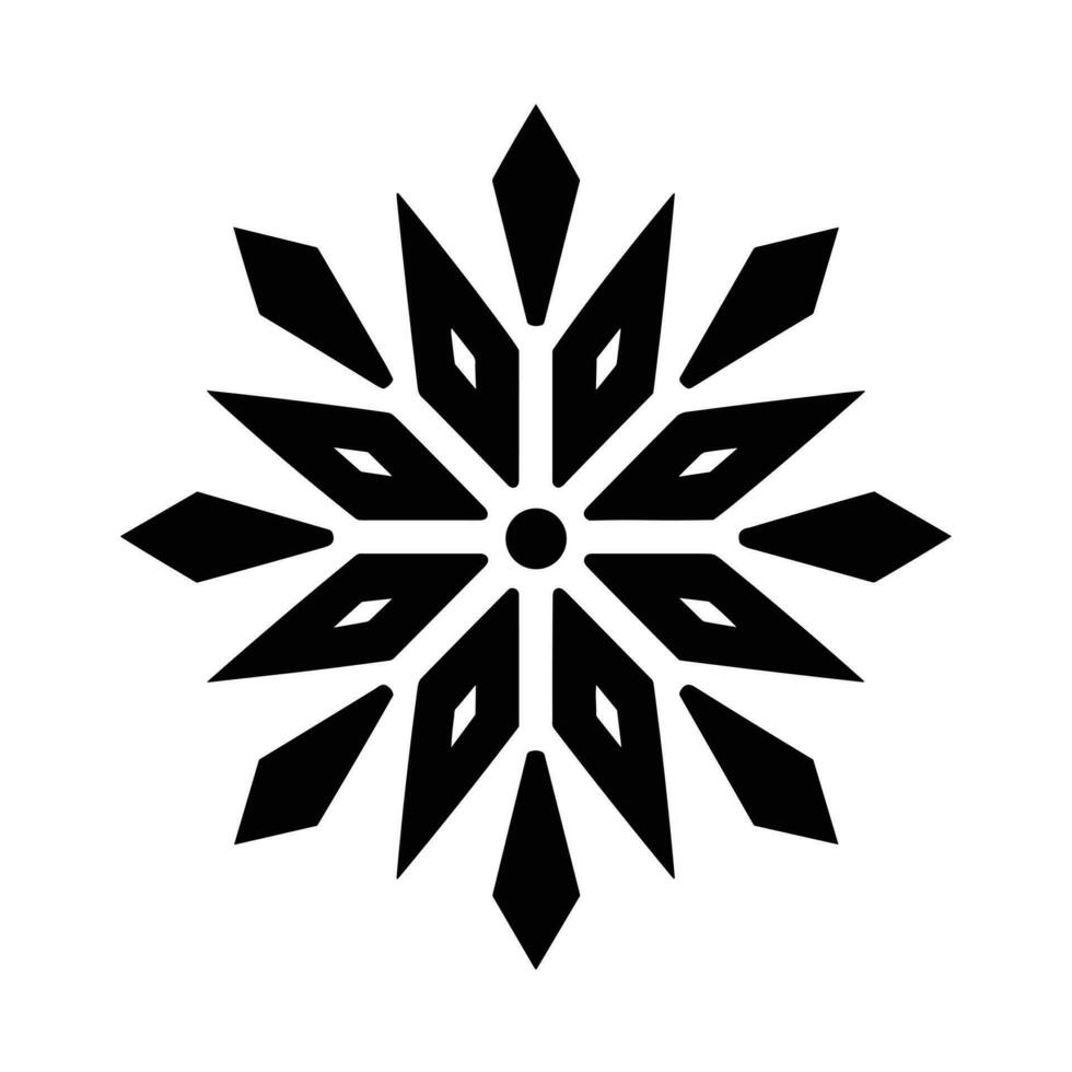 Beautiful Christmas Snowflake vector