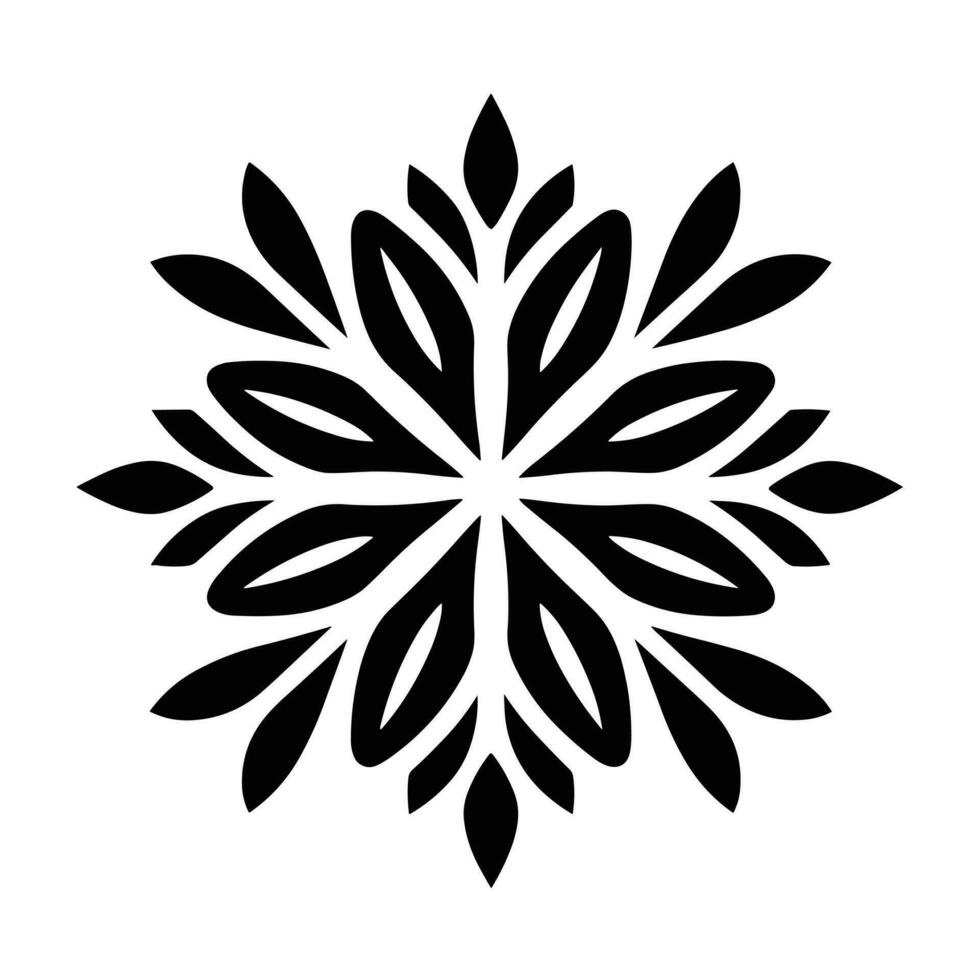 Beautiful Christmas Snowflake vector