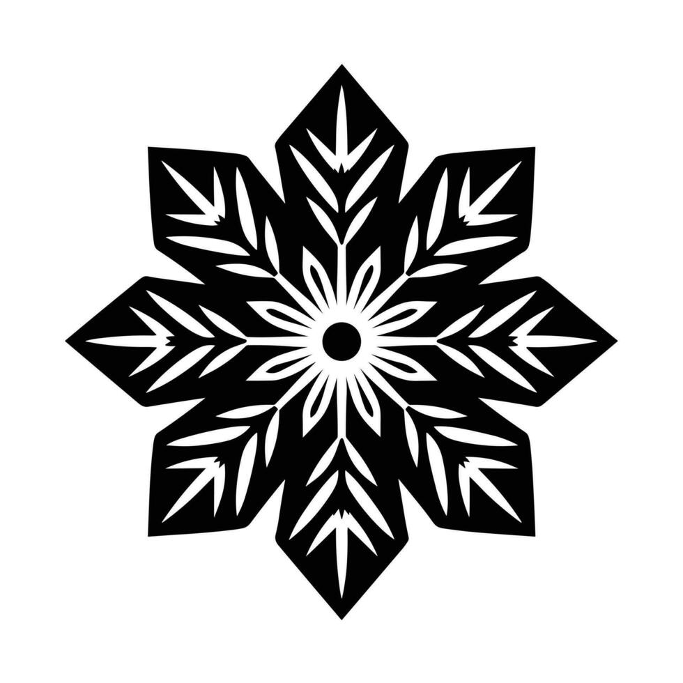 Beautiful Christmas Snowflake vector