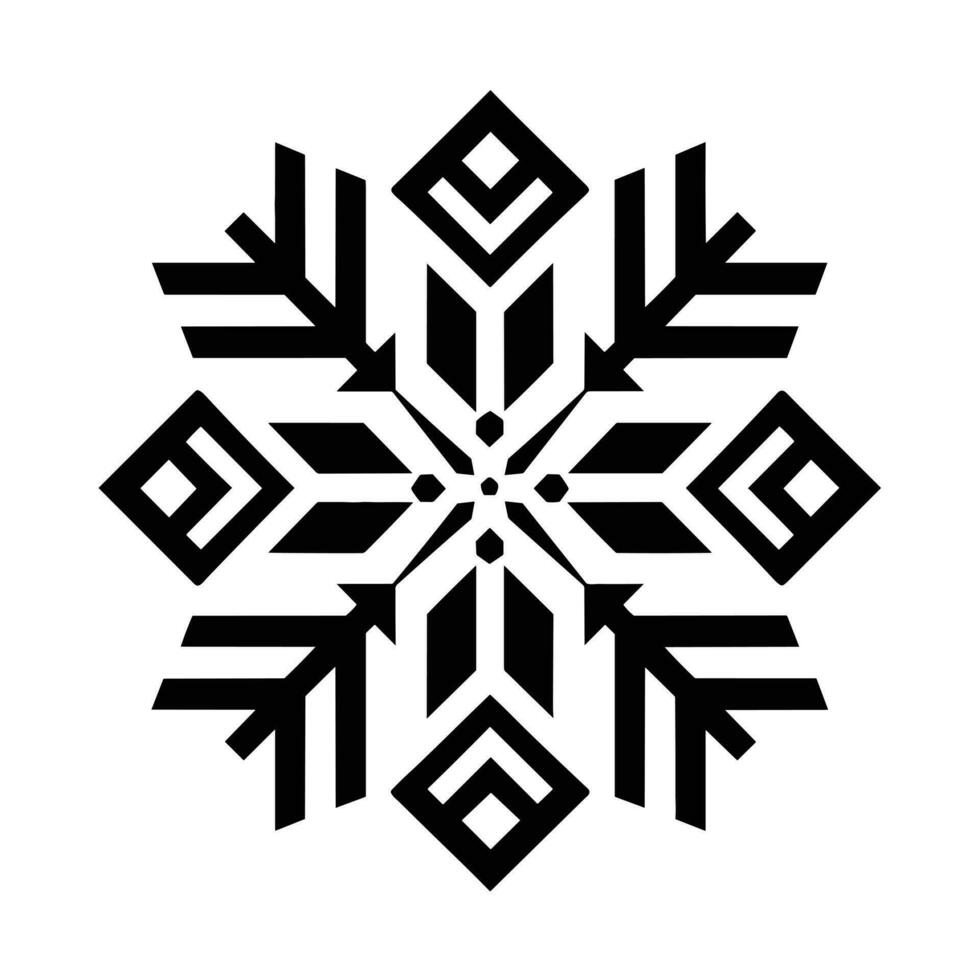 Beautiful Christmas Snowflake vector
