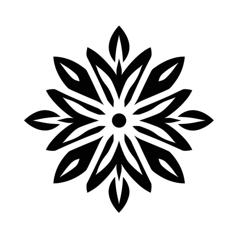 Beautiful Christmas Snowflake vector