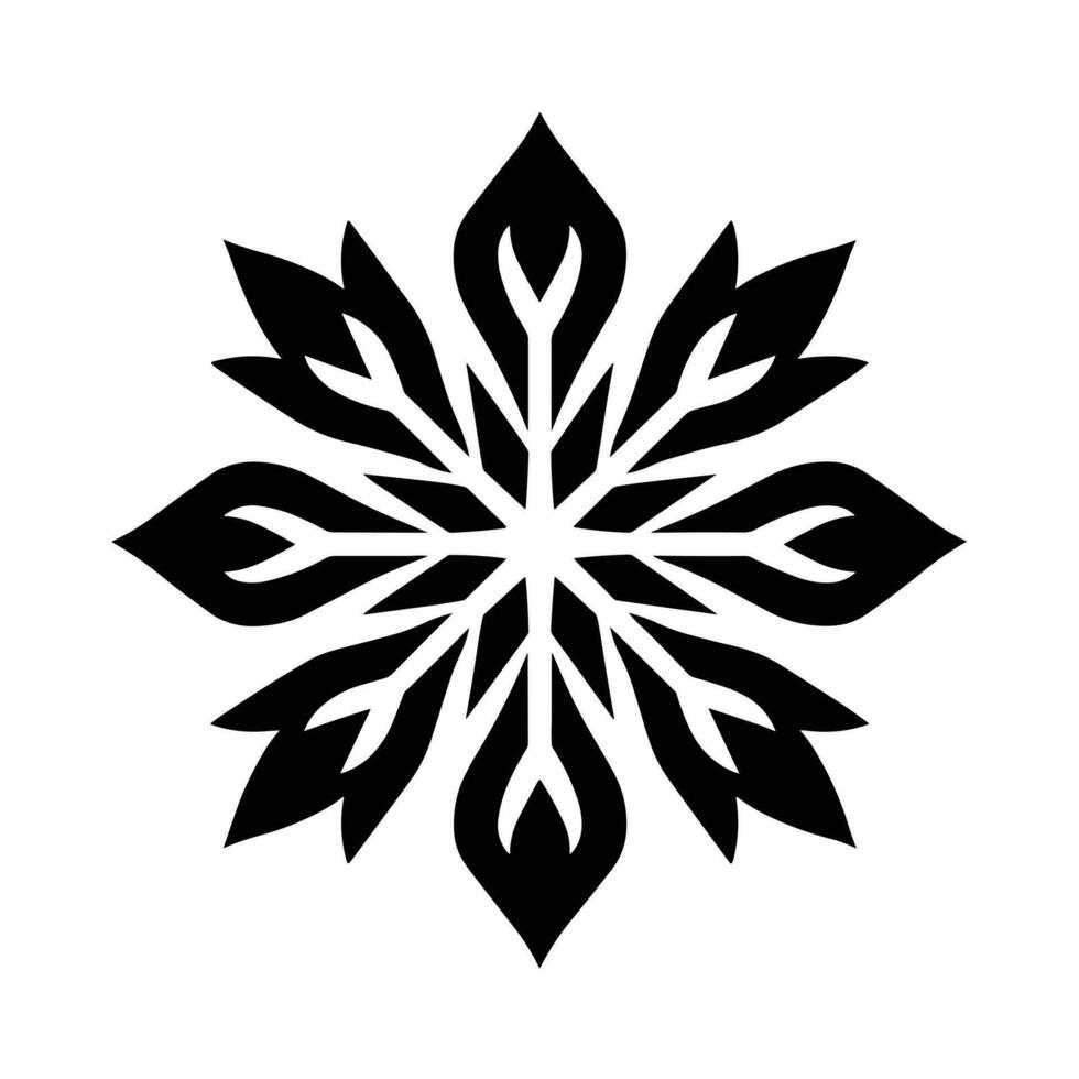 Best Christmas Snowflake vector
