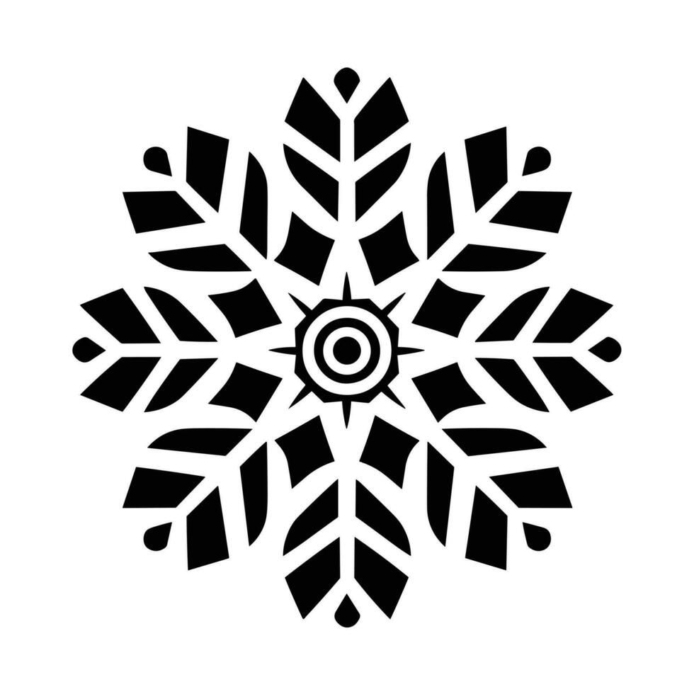 Beautiful Christmas Snowflake vector