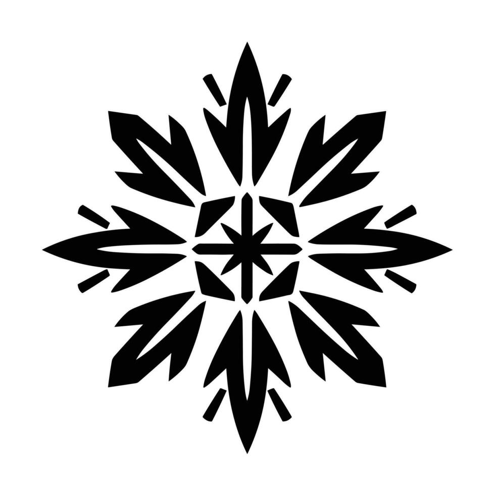 Best Christmas Snowflake vector