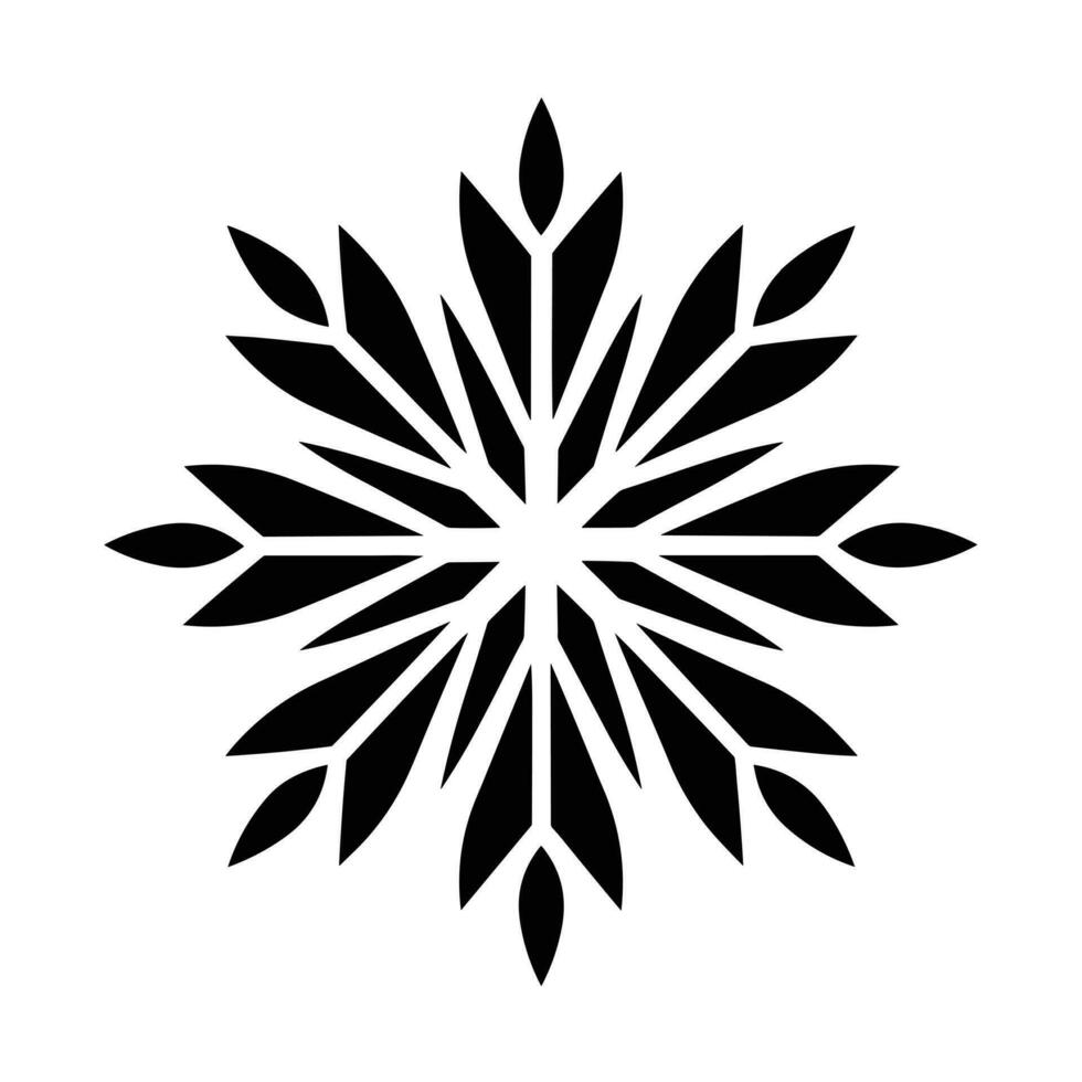 Beautiful Christmas Snowflake vector