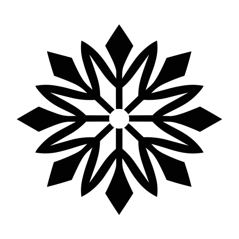 Best Christmas Snowflake vector