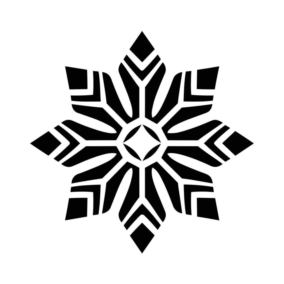 Beautiful Christmas Snowflake vector
