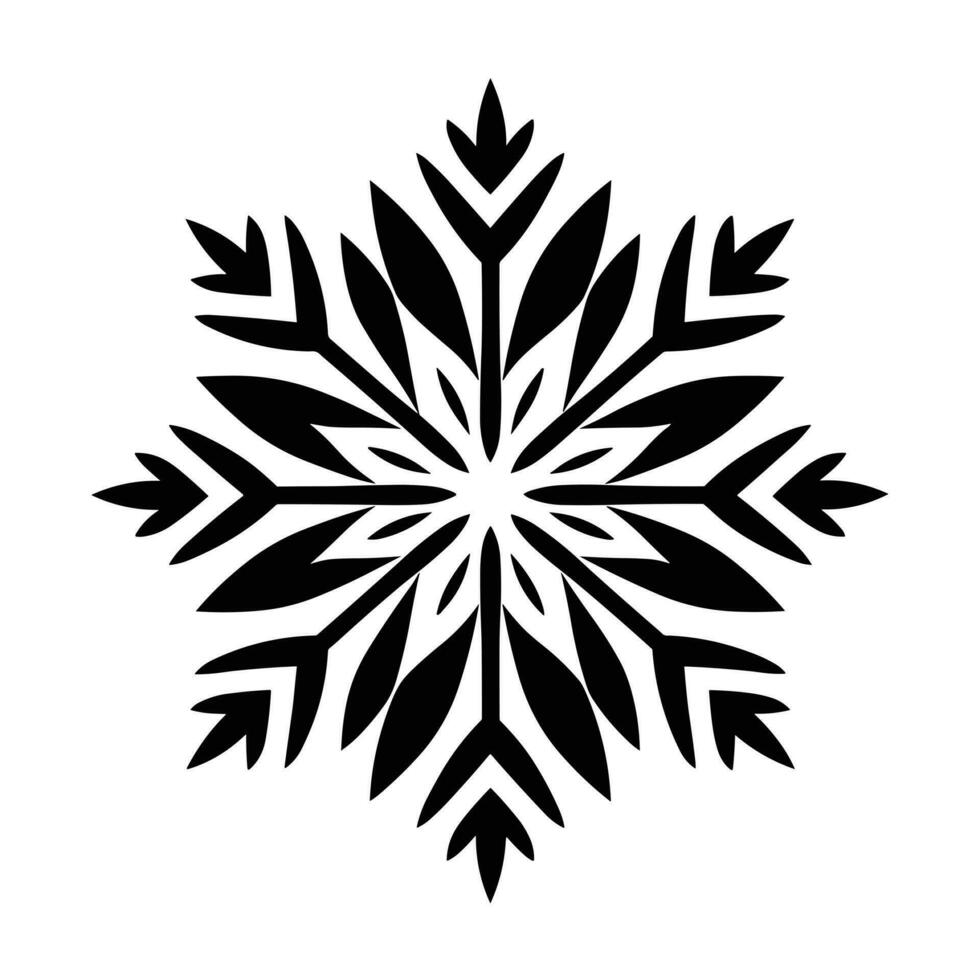 Beautiful Christmas Snowflake vector