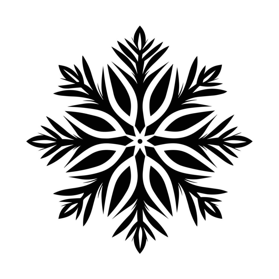 Beautiful Christmas Snowflake vector