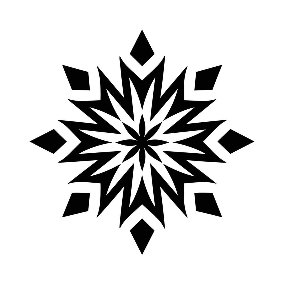 Beautiful Christmas Snowflake vector