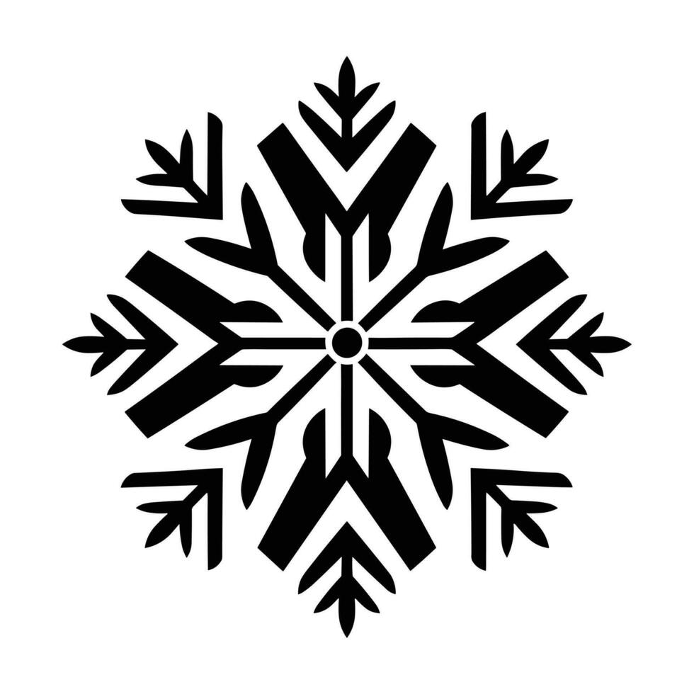 Best Christmas Snowflake vector