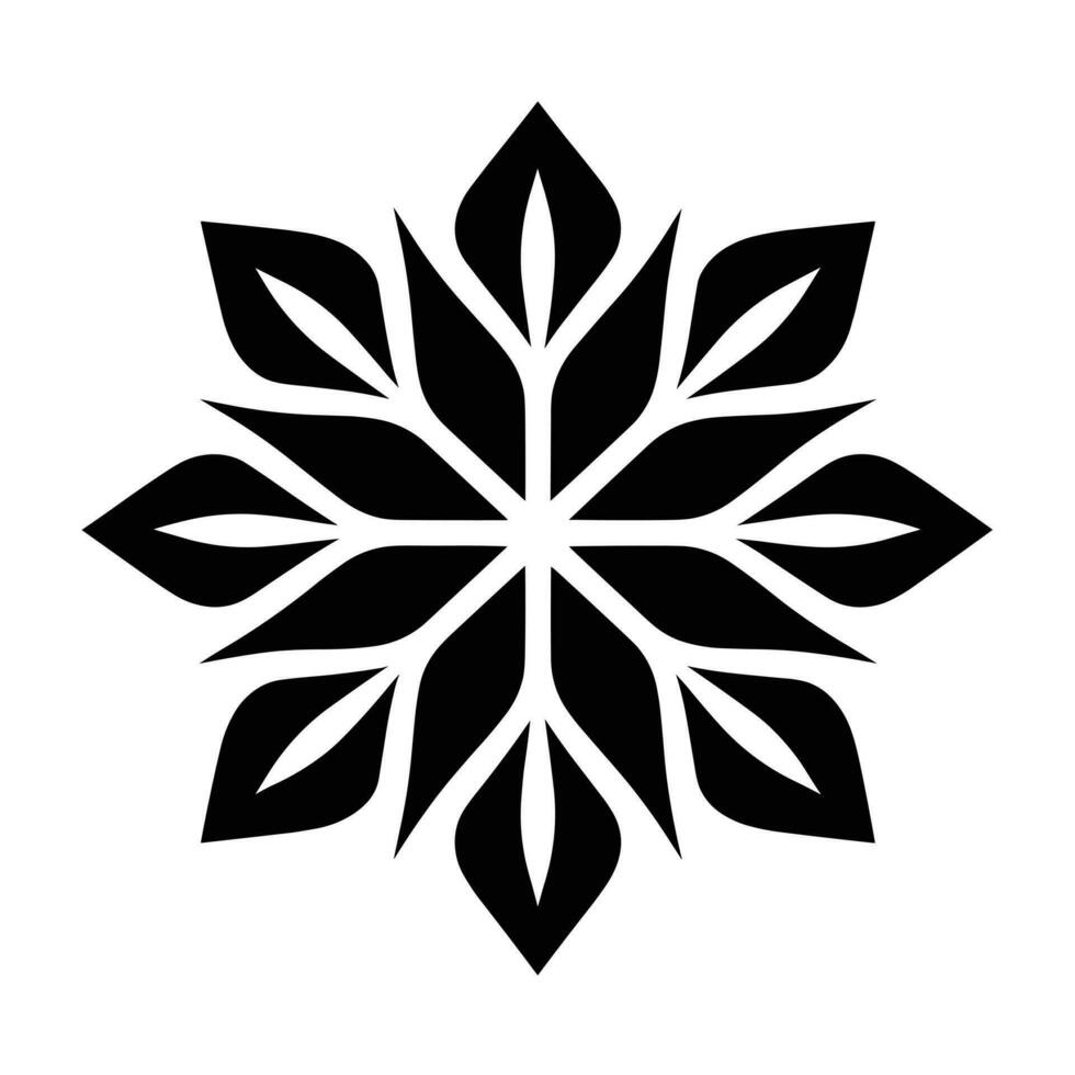 Beautiful Christmas Snowflake vector