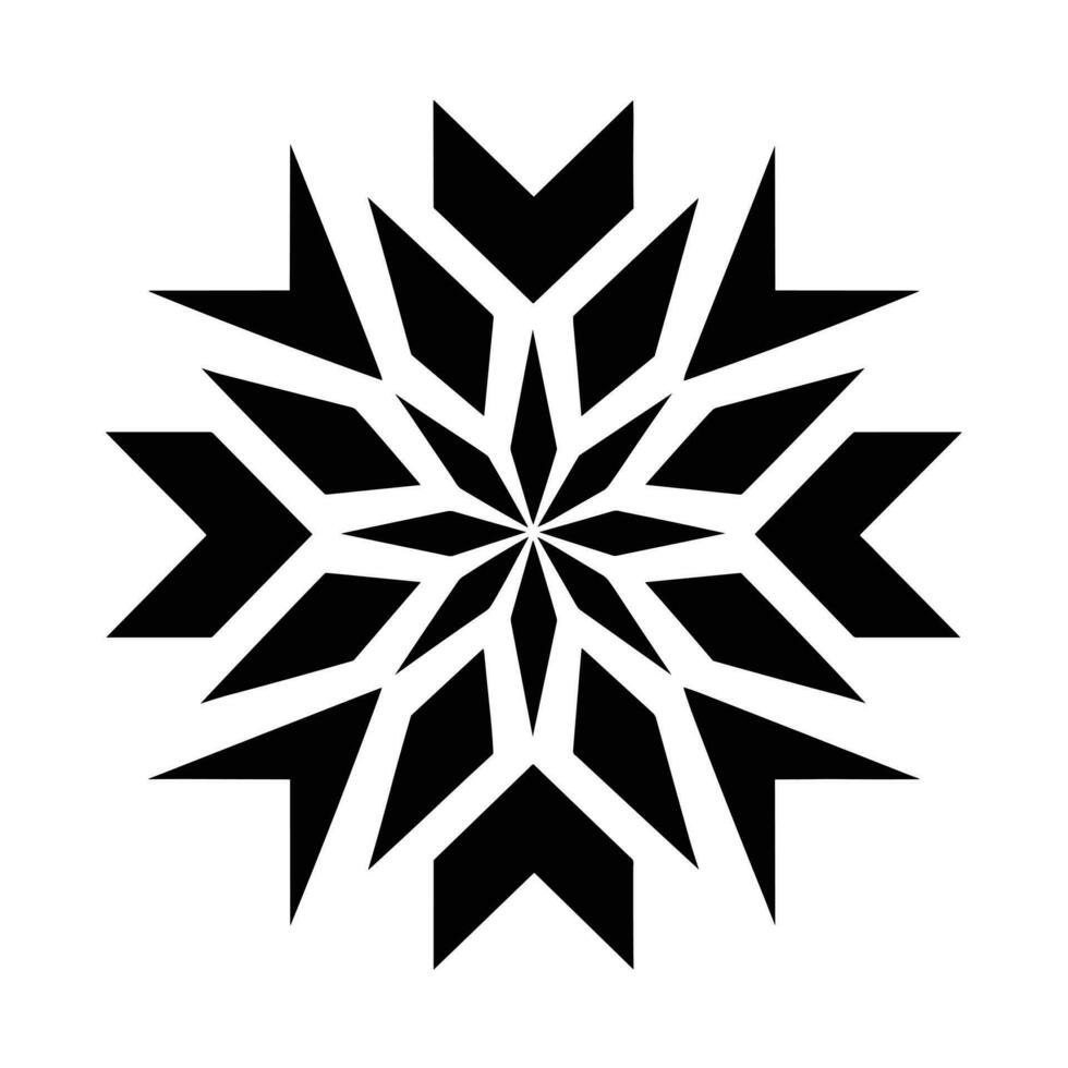 Beautiful Christmas Snowflake vector