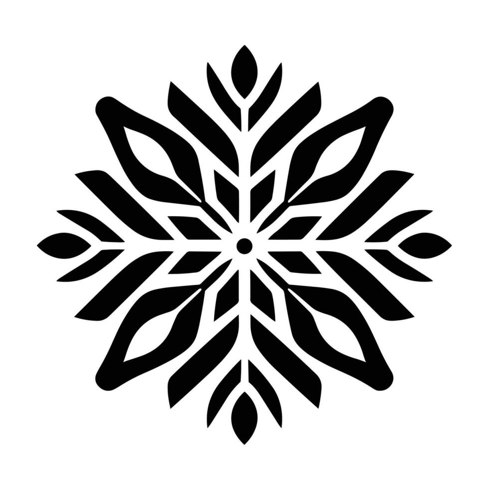 Beautiful Christmas Snowflake vector