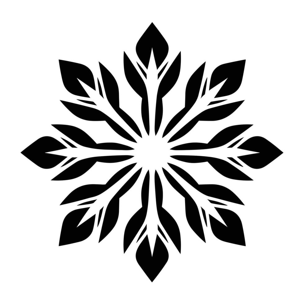 Beautiful Christmas Snowflake vector