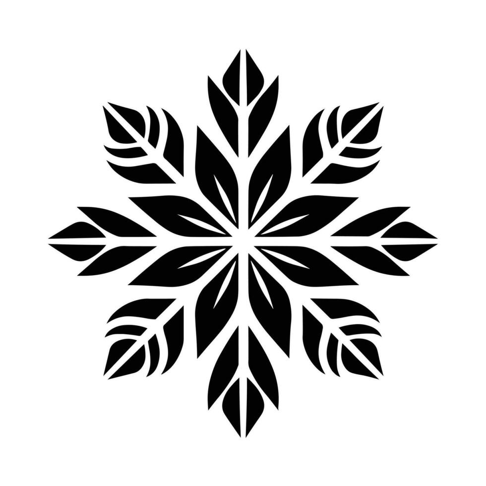Beautiful Christmas Snowflake vector